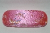+MBA #85-038   " Pink Silk Butterfly Hard Eye Glass Case