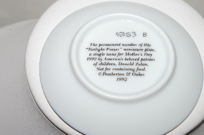+MBA #5600  "1992 Donald Zolan Mini Plate "Twilight Prayer"