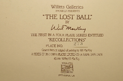 +MBA #89-177  "1987 "The Lost Ball" Artist Will MacKay`