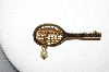 +MBA #87-397  Avon Vintage Goldtone Tennis Racket Pin