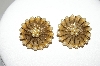 +MBA #87-343   Tradition Gold Plated Faux Pearl Clip On Earrings