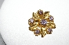 +MBA #87-393  Vintage Made In Austria Lavender Crystal Pin