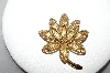 +MBA #88-572  Avon Goldtone Leaf  Pin