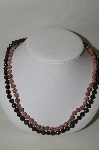 +MBA #88-036   Set Of 2 Gemstone Bead Necklaces