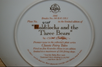 +  Artist Scott Gustafson "GOLDILOCKS AND THE THREE BEARS" 1991