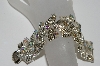 +MBA #E42-058  "Coro Silvertone AB Crystal Rhinestone Bracelet"