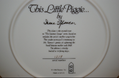 +  Artist Irene Spencer "This Little Piggie" 1986