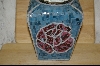 +Mosaic Hand Made Rose Cookie Jar