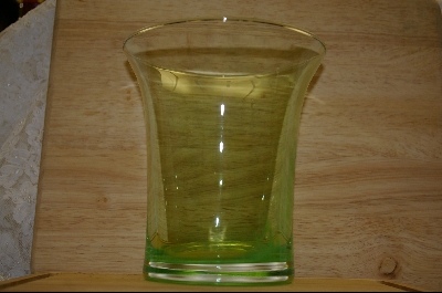 +MBA #6762  "Large "Green" Glass Vase"