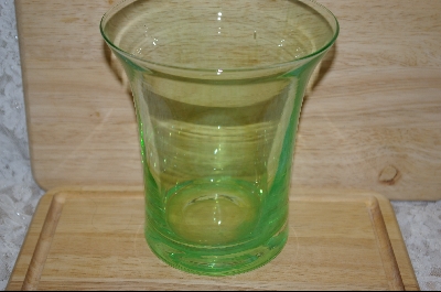 +MBA #6762  "Large "Green" Glass Vase"