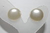 +MBA #91-029   "Sarah Coventry Silvertone Faux Pearl Earrings"