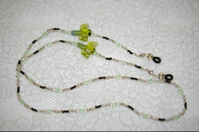 +MBA #6511  "Green DragonFly Beads"
