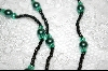 +MBA #6523  "Green Glass Pearls"