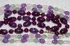 +MBA #E54-150   "Vintage Lot Of "2" Lucite Bead Necklaces"