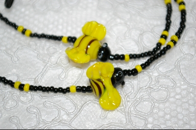 +MBA #6640  "Black & Yellow Glass Bees"