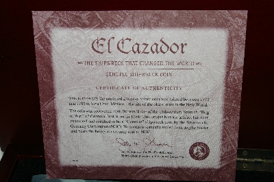 +MBA #S25-039   "Vintage El Cazador 2 Reales Silver Coin"