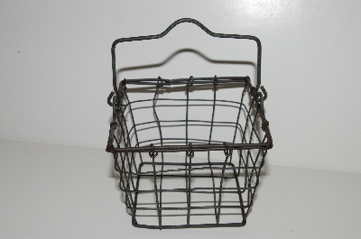 +MBA #S29-203   "2005 Set Of 3 Rustic Metal Strawberry Baskets"