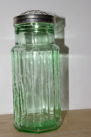 +MBA #S30-311   "2002 Depression Green Glass Frog Jar"
