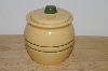 +MBA #S30-319  Set Of 2   "2004 By Tender Heart Yellow & Green Ceramic Condiment Dish With Lid"