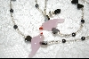 +MBA #6611  "Pink Glass Lamp Work Hand Made Bird Beads