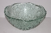 +MBA #S30-187   "Older Large Green Glass Daisy Bowl"