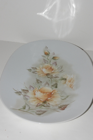 +MBA #S28-272     "Hutschenreuther Yellow Rose Porcelain Platter"