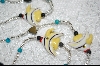 +MBA #6605   "6 Yellow Glass Angel Fish Beads