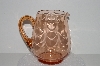 "SOLD"  MBA #S28-001   "Beautiful Pink Depression Glass Water Pitcher"