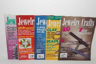 +MBA #S31-071   "Older Set Of 5 Jewelry Crafts Magazines"
