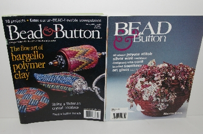 +MBA #S31-066 "Older Set Of 4 Bead & Button Magazines"