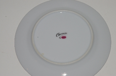 +MBA #S18-104  Set Of 7   "Charmaine By Sango Pink Roses & Platinum Trim Bread & Butter Plate"