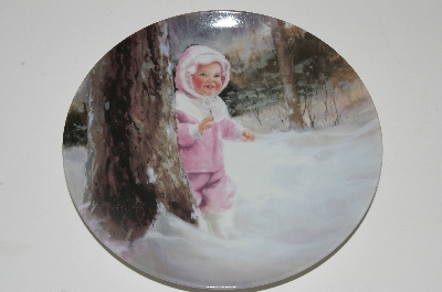 +MBA #S18-169     "1990 Donald Zolan "Snowy Adventure" Collectors Plate"