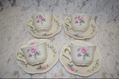 +MBA #6847  Set Of 8 Bavarian Style Tea Cups & Saucers
