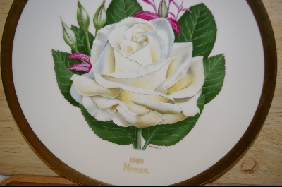 +  American Rose Society Plate 1980
