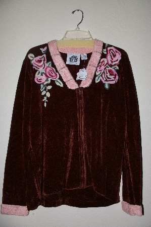 +MBAHB#19-024  "Limited Edition Storybook Knits "Cabbage Rose" Sweater