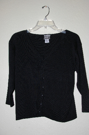 +MBAHB #19-035  "Clio Black Button Front Cardigan"