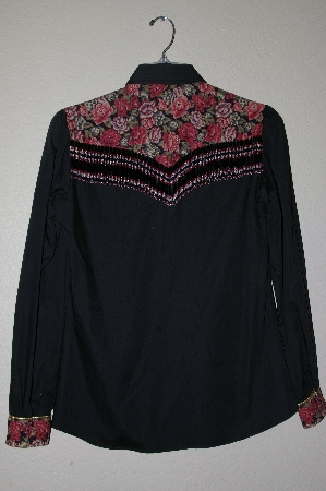 +MBAHB #19-045 "Karman 1980's One Of A Kind Hand Beaded Western Shirt"