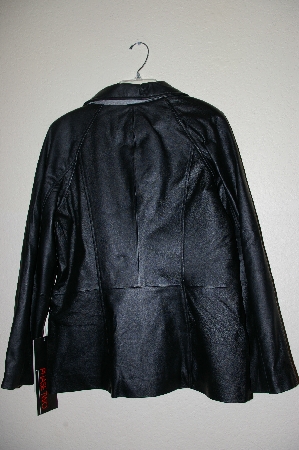 +MBAHB #19-189  "Phase Two Black Leather Jacket"