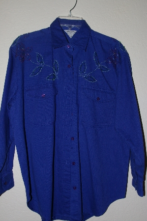 +MBAHB #19-140  "Connections NYC One Of A Kind Hand Beaded Top"