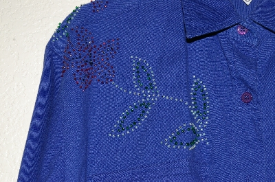 +MBAHB #19-140  "Connections NYC One Of A Kind Hand Beaded Top"