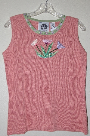 +MBAHB #19-120  "Storybook Knits Limited Edition "Tulip Romance" Tank Sweater"
