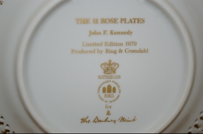 + The 12 Rose Plates "John F. Kennedy" 1979