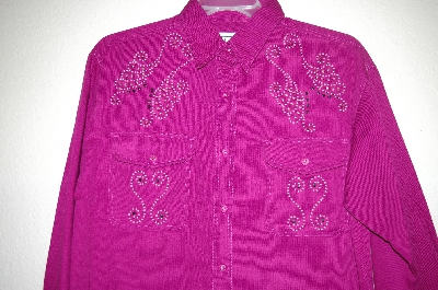 +MBAHB #25-090  "Full Steam Purple One Of a Kind Hand Beaded & Gemstone  Top"