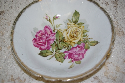 +MBA "Item #6970  "14Kt White Glazed Rose Porcelain Bowl