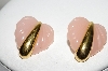 +MBA #88-200  "Avon Fancy Heart Pink Acrylic Pierced Earrings"