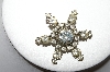 +MBA #88-522  "Silver Tone Clear Crystal Rhinestone Pin"