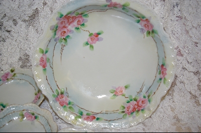 +MBA #5HP  "4 Piece Hand Painted Desert Set