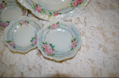 +MBA #5HP  "4 Piece Hand Painted Desert Set