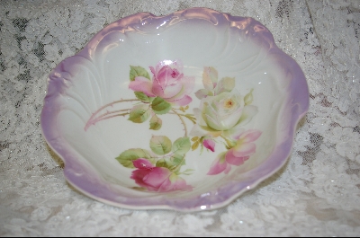 +MBA #6953  "Made In Germany Hand Painted Rose Bowl