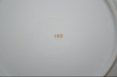 +MBA #153  "Hand Painted Pink Rose Plate